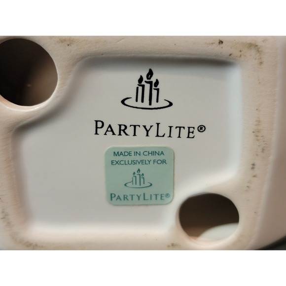 Partylite White Gaia Fragrance Warmer Candle Burn P90636 - Picture 3 of 3